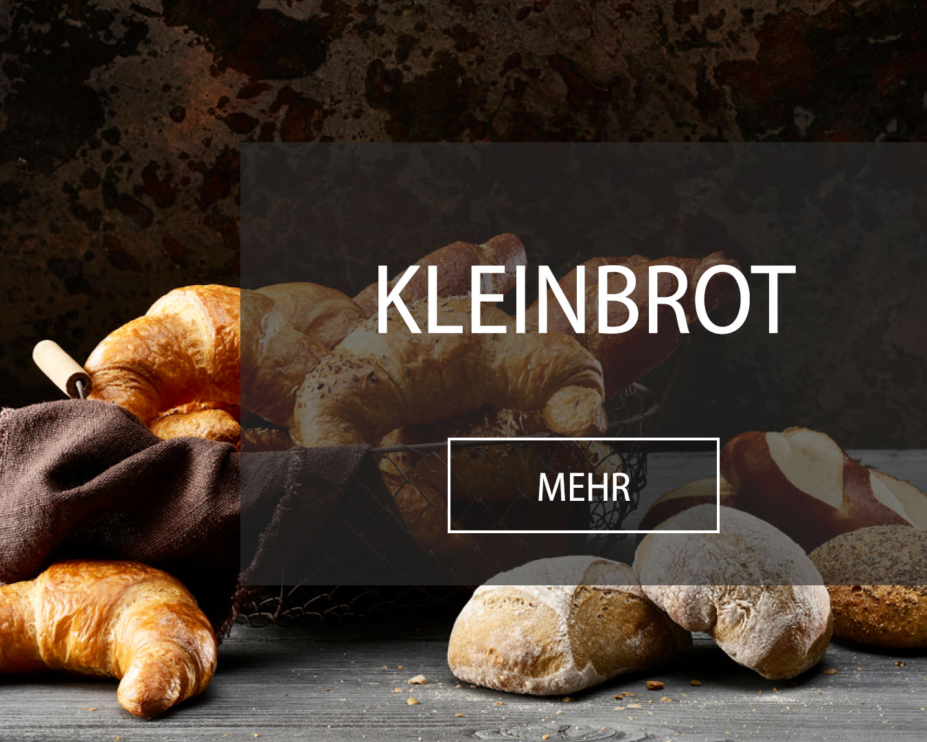 Verschiedene Kleinbrote wie Laugenbrötli, Buttergipfeli, Mehrkornbrötchen oder Finesse dunkel.