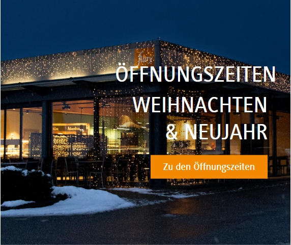 Pop-up Öffnungszeiten Weihnachten und Neujahr